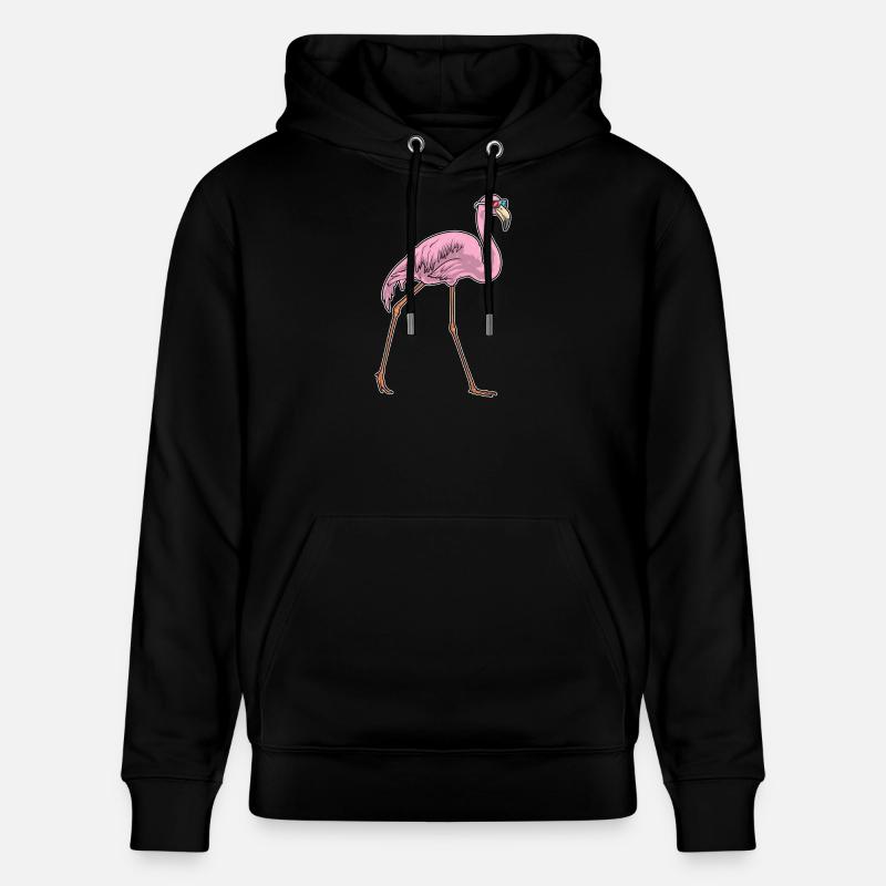 Lunettes de soleil flamant rose - Sweat à capuche bio CRUISER Stanley/Stella Unisexe - noir