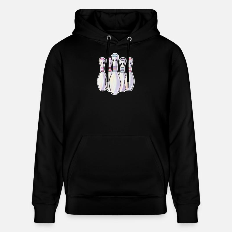 Quilles de bowling Look comique - Sweat à capuche bio CRUISER Stanley/Stella Unisexe - noir