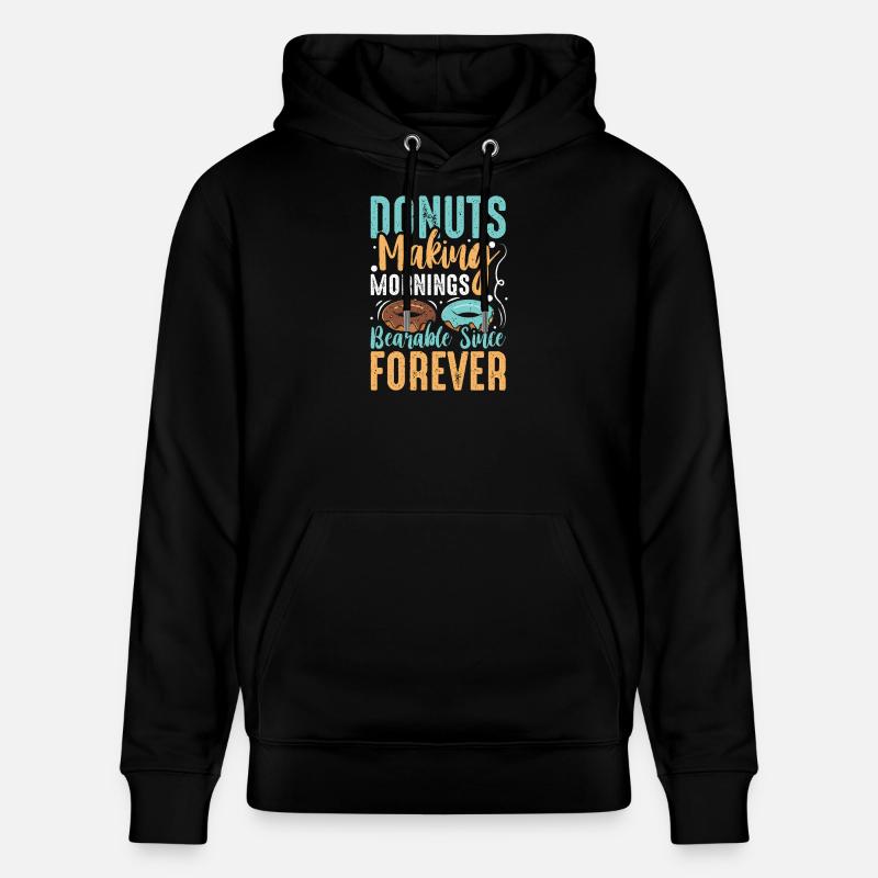 Restauration rapide en donuts - Sweat à capuche bio CRUISER Stanley/Stella Unisexe - noir