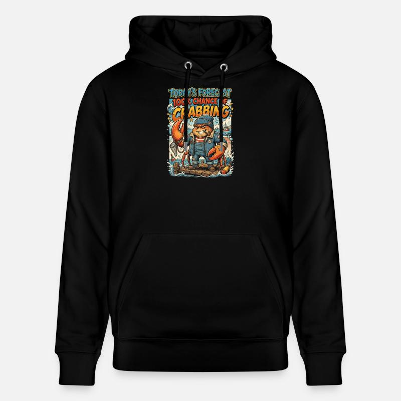 Capitaine crabe – 100 % crabes - Sweat à capuche bio CRUISER Stanley/Stella Unisexe - noir