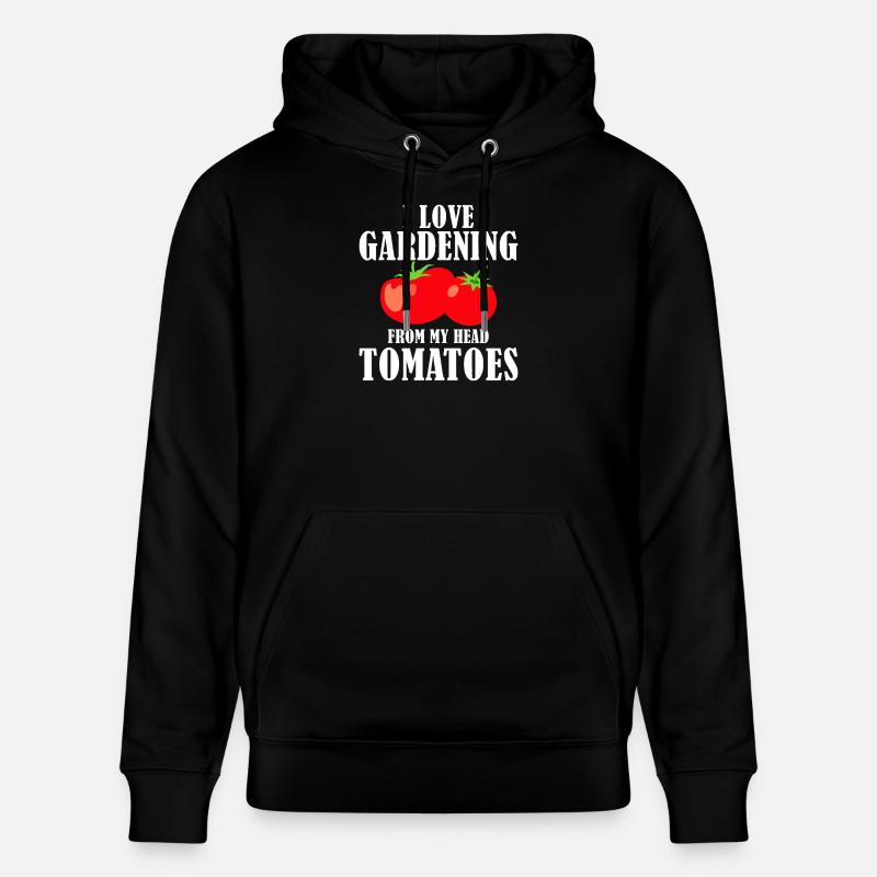 J’adore les tomates Gardening Head - Sweat à capuche bio CRUISER Stanley/Stella Unisexe - noir