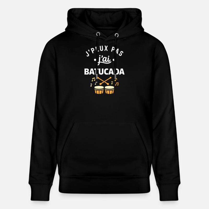 J'peux pas j'ai Batucada  - Sweat à capuche bio CRUISER Stanley/Stella Unisexe - noir