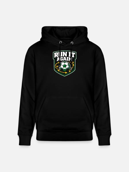 Fußballtraining Jugend-sport-trainer - Stanley/Stella Unisex Bio-Hoodie CRUISER  - Schwarz