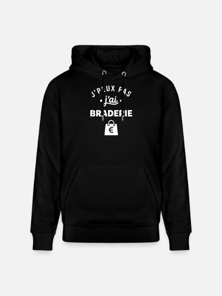 J'peux pas j'ai Braderie - Sweat à capuche bio CRUISER Stanley/Stella Unisexe - noir