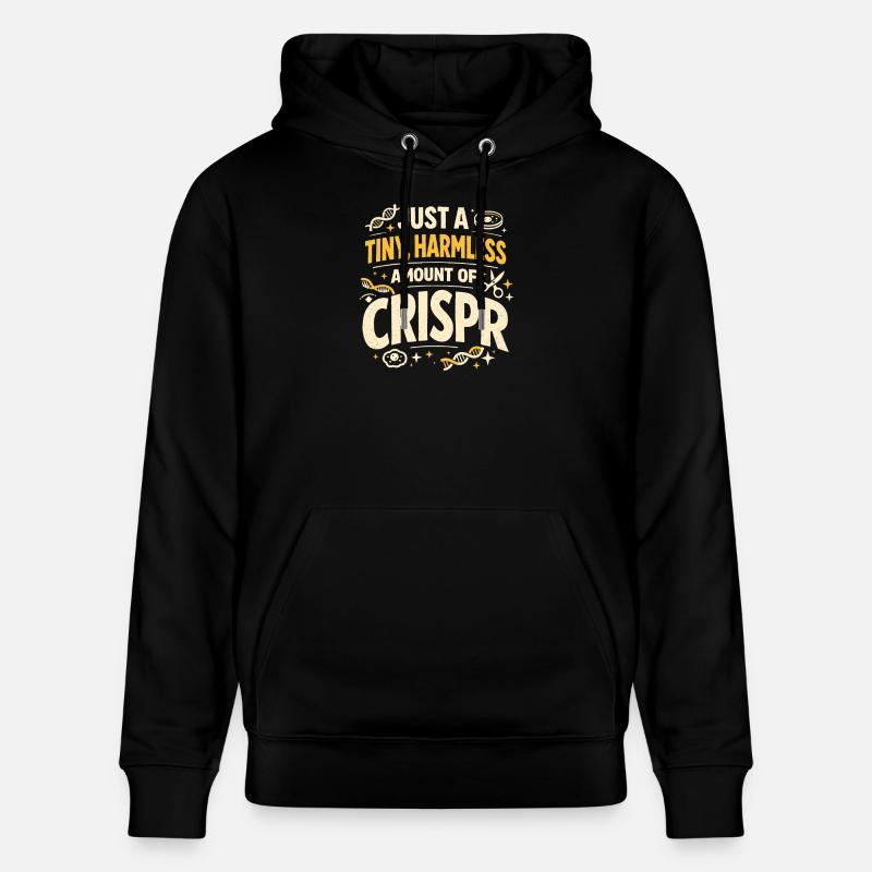 Un peu de CRISPR | Humour génétique - Sweat à capuche bio CRUISER Stanley/Stella Unisexe - noir