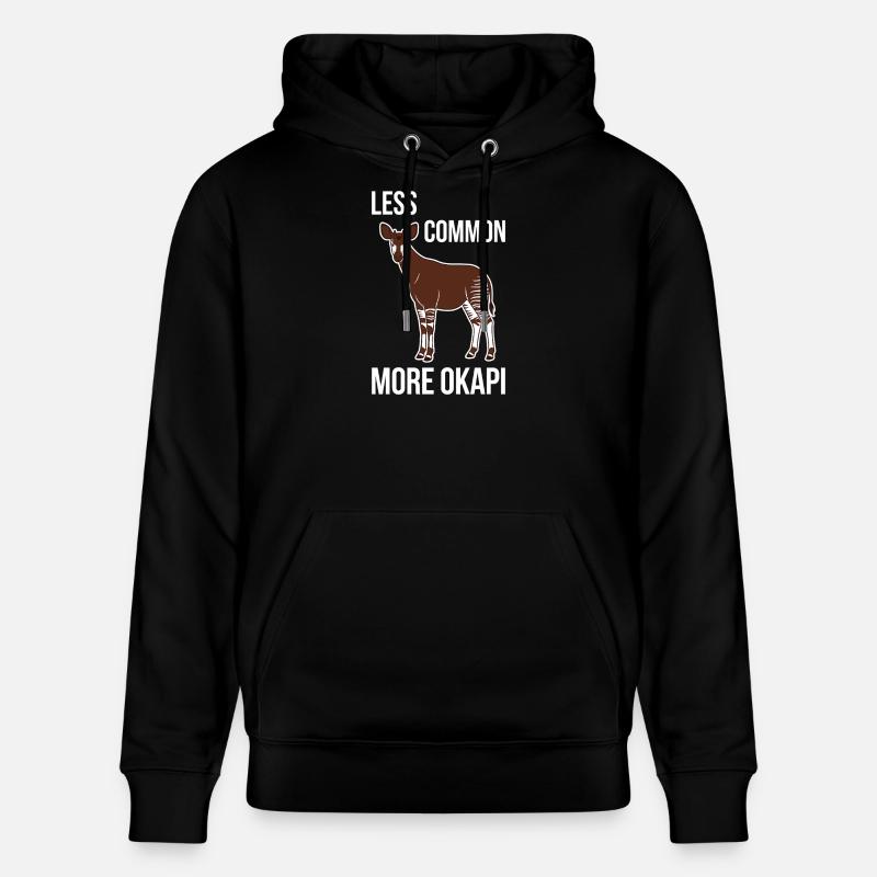 Okapi-liebhaber Okapi-tier Seltene Tierweltliebe - Stanley/Stella Unisex Bio-Hoodie CRUISER - Schwarz