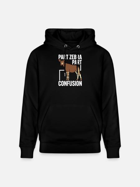 Okapi-liebhaber Okapi-tier Seltene Tierweltliebe - Stanley/Stella Unisex Bio-Hoodie CRUISER  - Schwarz