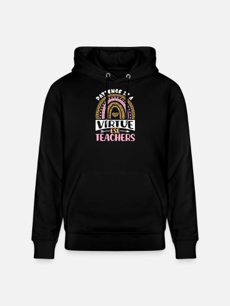 Geschenke für ESE-Lehrer - Stanley/Stella Unisex Bio-Hoodie CRUISER - Schwarz