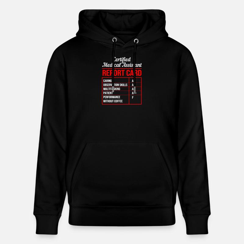 Assistant médical MFA - Sweat à capuche bio CRUISER Stanley/Stella Unisexe - noir