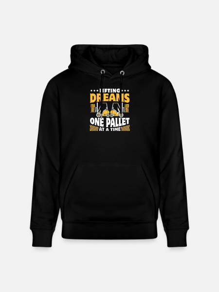 Staplerfahrer Englisch Spruch Stapler - Stanley/Stella Unisex Bio-Hoodie CRUISER  - Schwarz