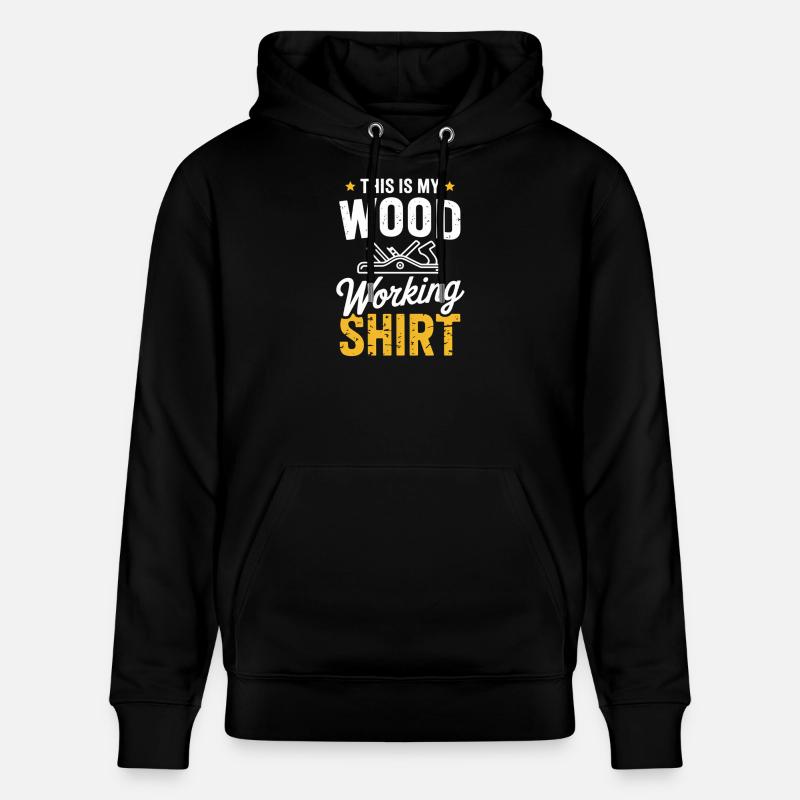 Cette chemise de menuiserie - Sweat à capuche bio CRUISER Stanley/Stella Unisexe - noir