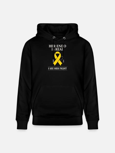 Endometriose-bewusstsein Endo Warrior - Stanley/Stella Unisex Bio-Hoodie CRUISER  - Schwarz