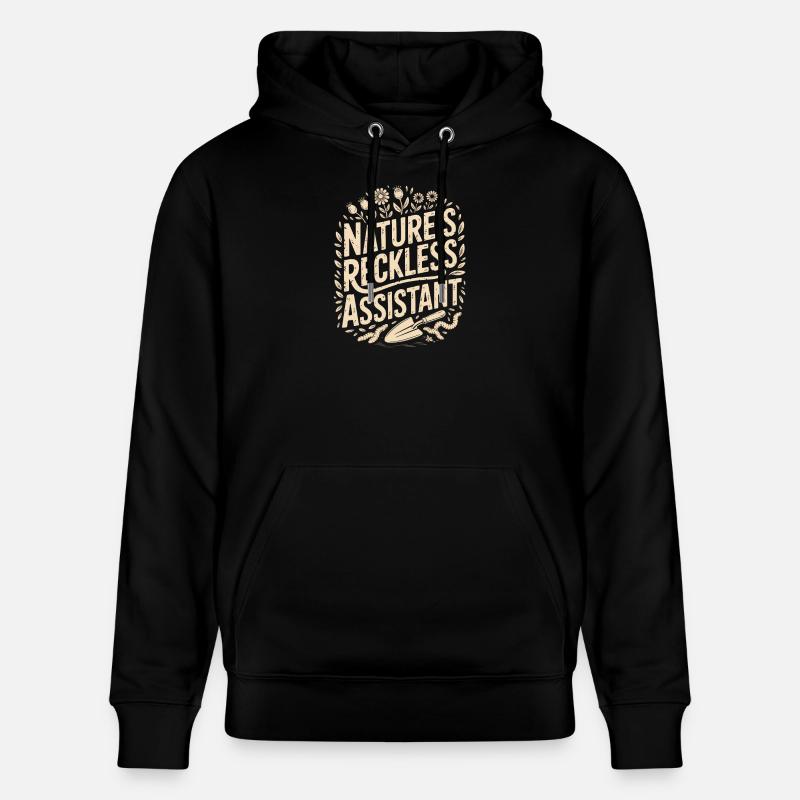 Der rücksichtslose Assistent der Natur - Stanley/Stella Unisex Bio-Hoodie CRUISER - Schwarz