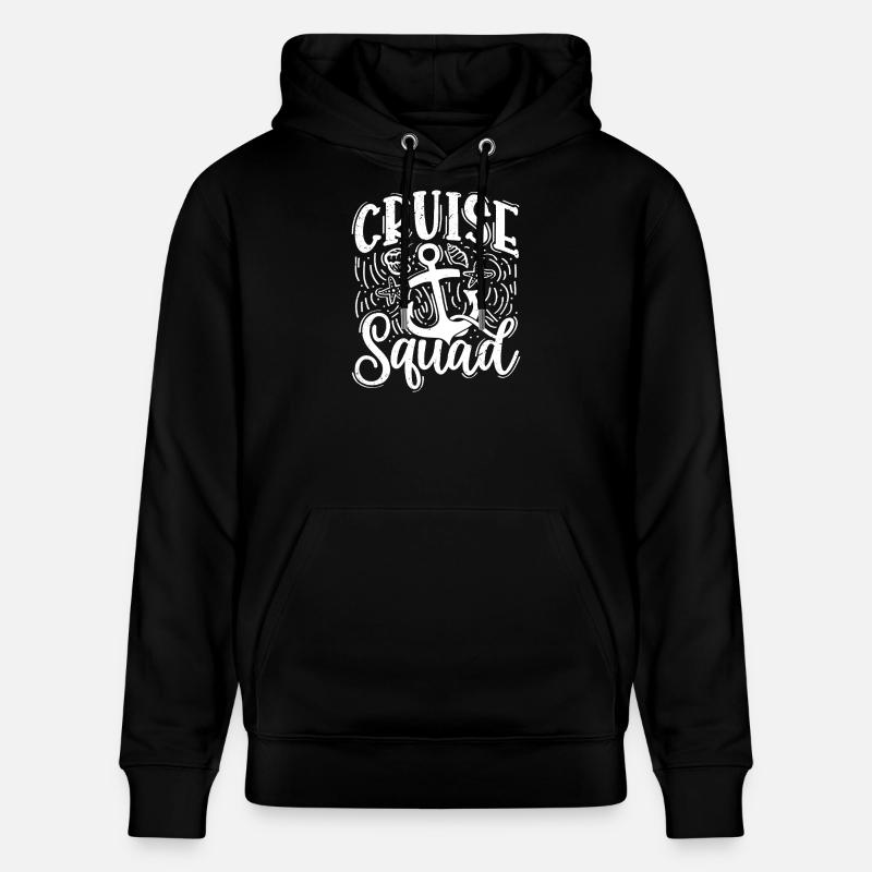 Escouade de croisière - Sweat à capuche bio CRUISER Stanley/Stella Unisexe - noir