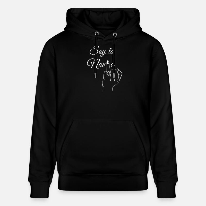 Ich bin die Abschiedsbraut - Stanley/Stella Unisex Bio-Hoodie CRUISER  - Schwarz