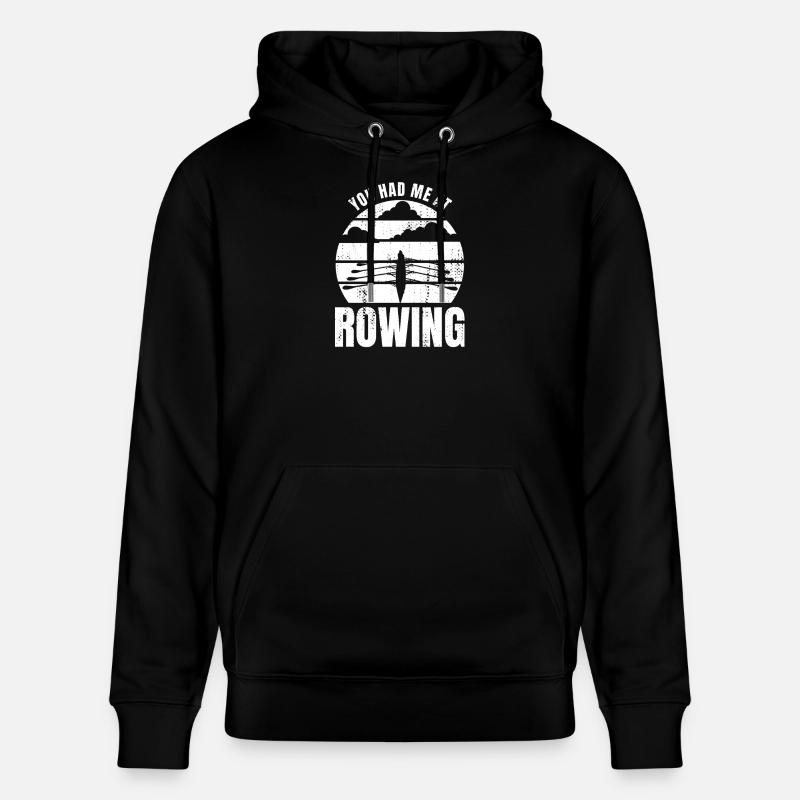 Ruderer Spruch - Stanley/Stella Unisex Bio-Hoodie CRUISER  - Schwarz