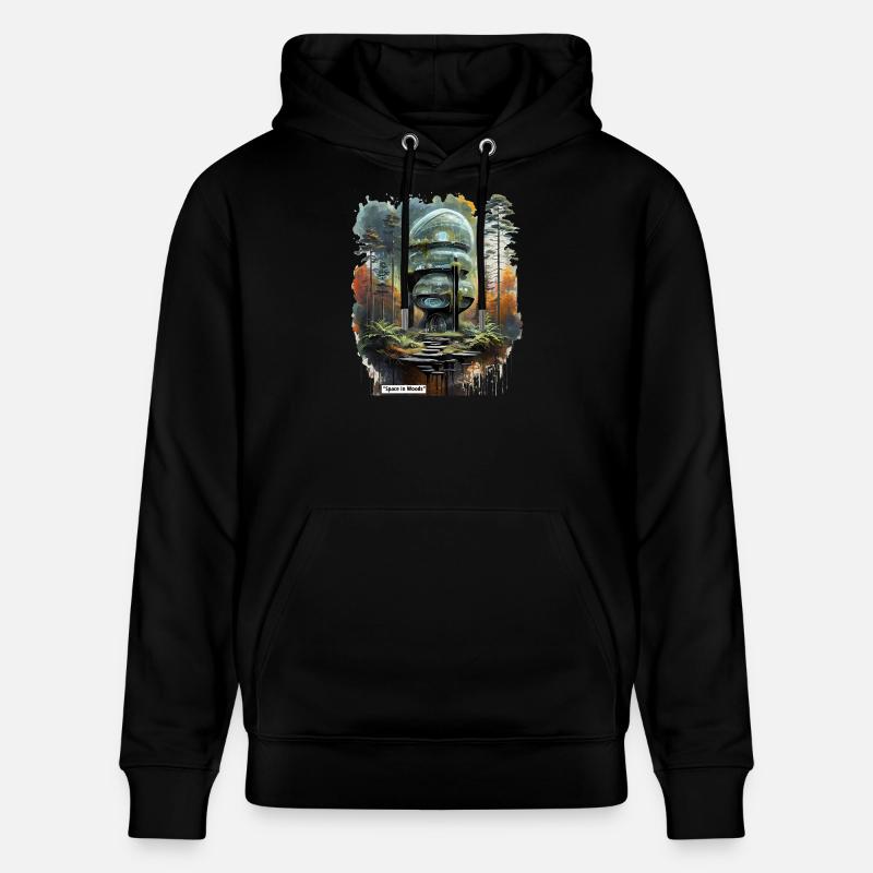 Espace dans Woods Dome - Sweat à capuche bio CRUISER Stanley/Stella Unisexe - noir