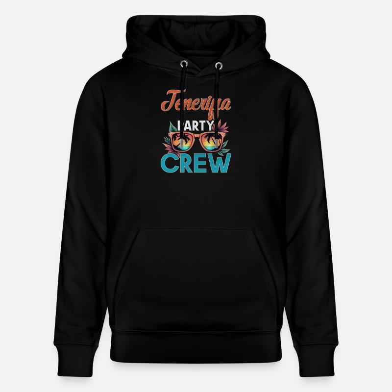 Teneriffa Crew - Stanley/Stella Unisex Bio-Hoodie CRUISER - Schwarz