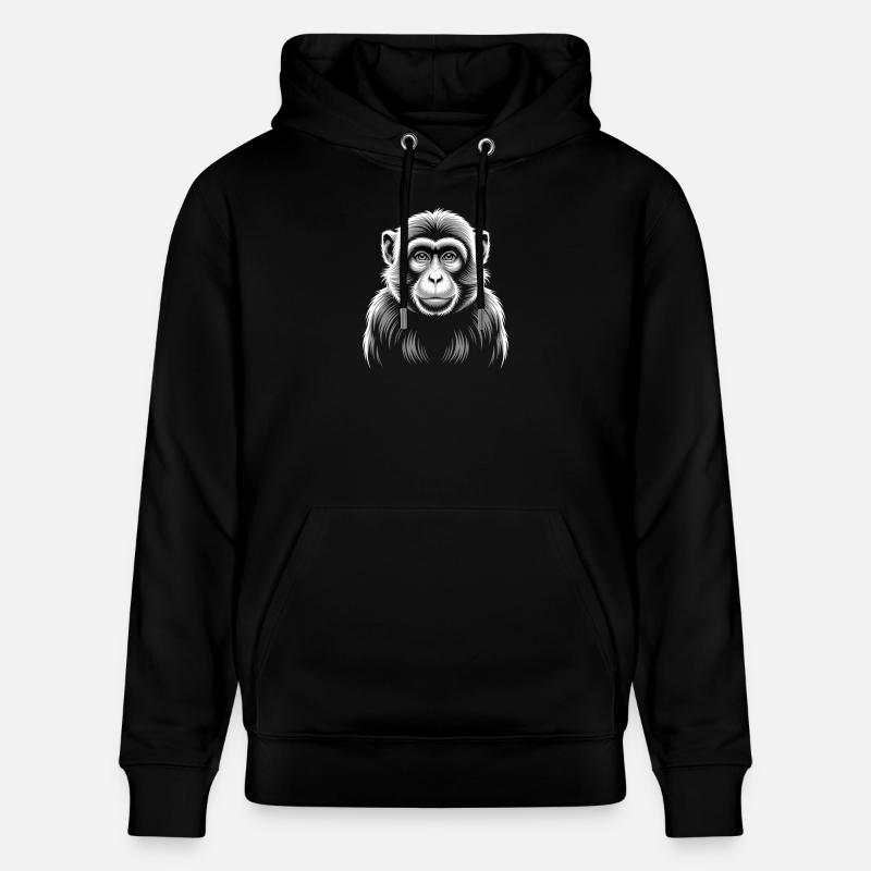 Singe - Sweat à capuche bio CRUISER Stanley/Stella Unisexe - noir