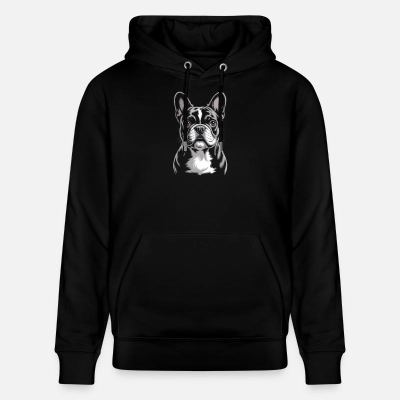Bouledogue français Frenchie - Sweat à capuche bio CRUISER Stanley/Stella Unisexe - noir