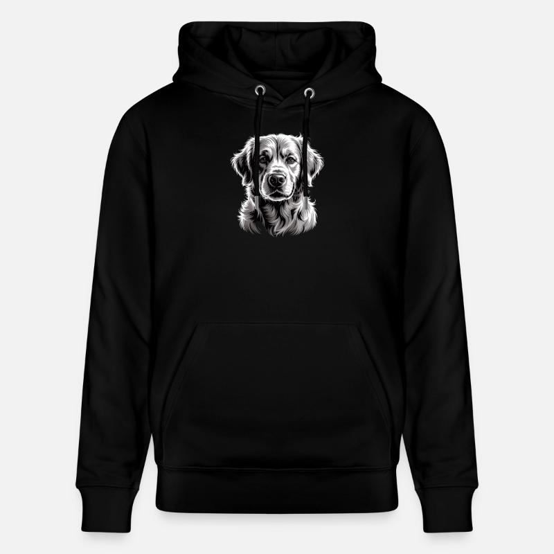 Golden retriever - Sweat à capuche bio CRUISER Stanley/Stella Unisexe - noir