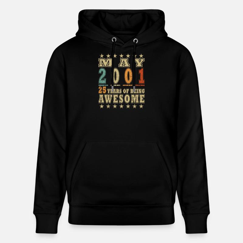 Mai 2001 : 25 ans d’Awesome - Sweat à capuche bio CRUISER Stanley/Stella Unisexe - noir