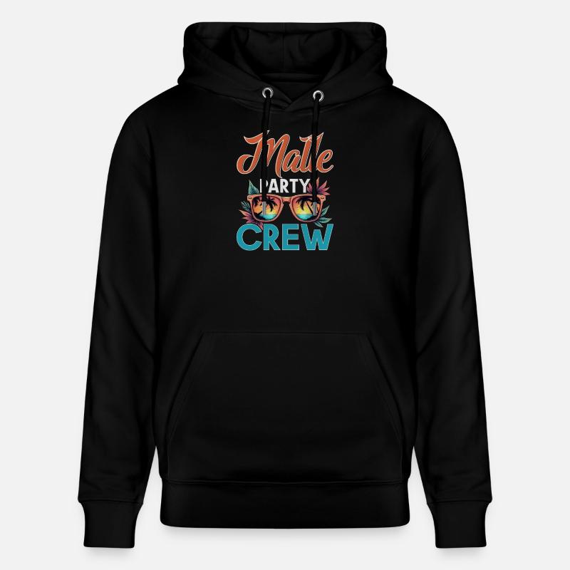 Malle Crew - Sweat à capuche bio CRUISER Stanley/Stella Unisexe - noir