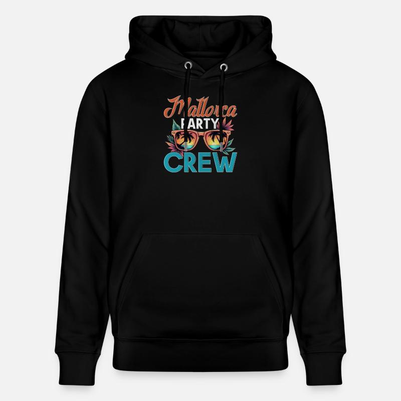 Équipage à Majorque - Sweat à capuche bio CRUISER Stanley/Stella Unisexe - noir