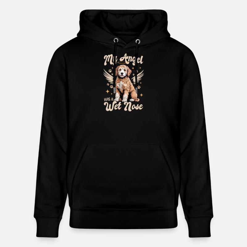 Race de chien Goldendoodle - Sweat à capuche bio CRUISER Stanley/Stella Unisexe - noir