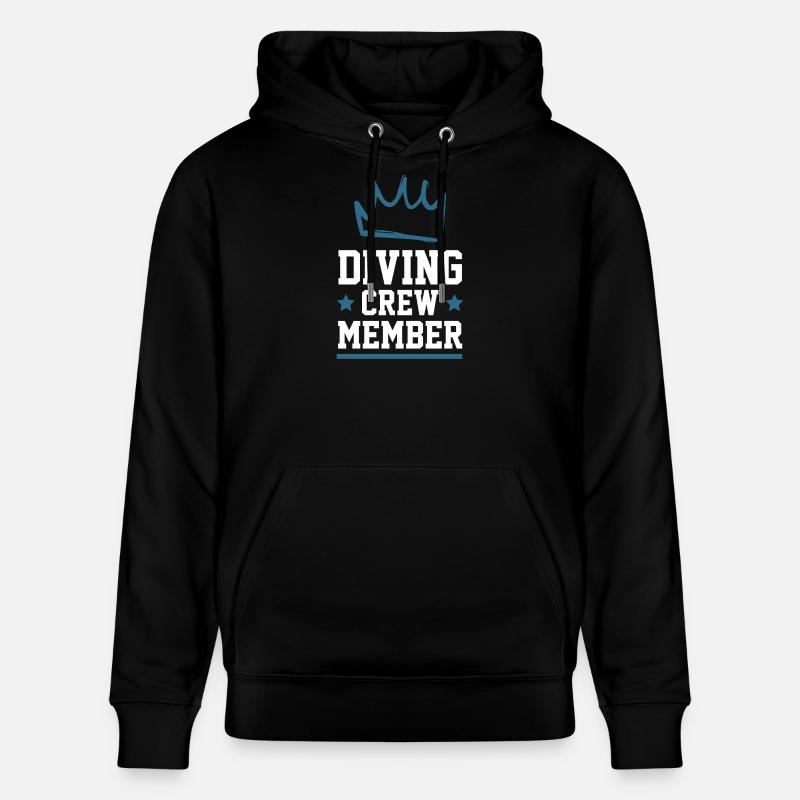 Diving Crew - Stanley/Stella Unisex Bio-Hoodie CRUISER - Schwarz