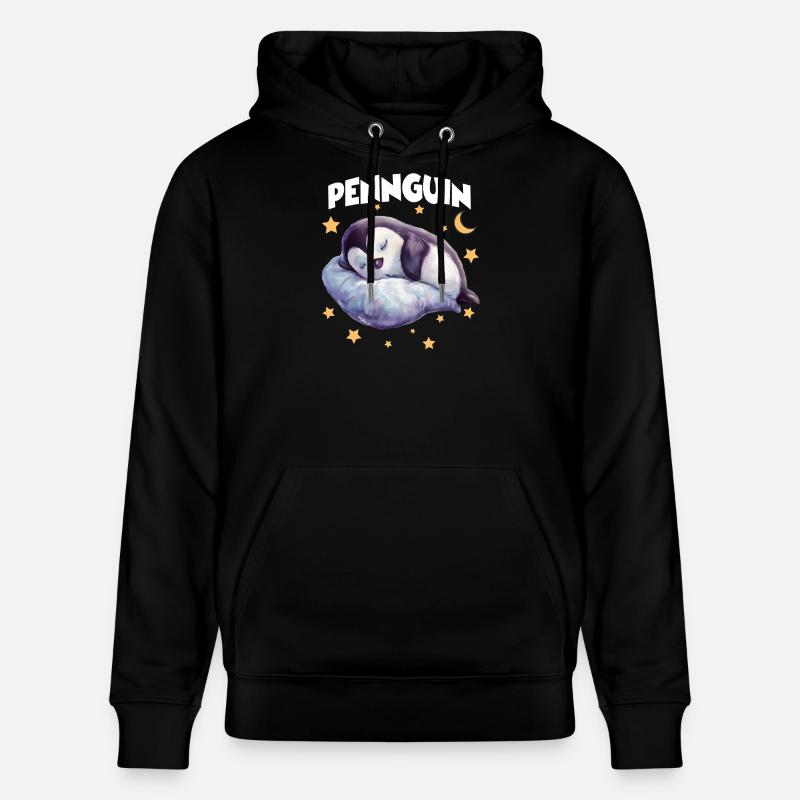 PennguinPinguin Pyjama Pennguin Langschläfer - Stanley/Stella Unisex Bio-Hoodie CRUISER - Schwarz
