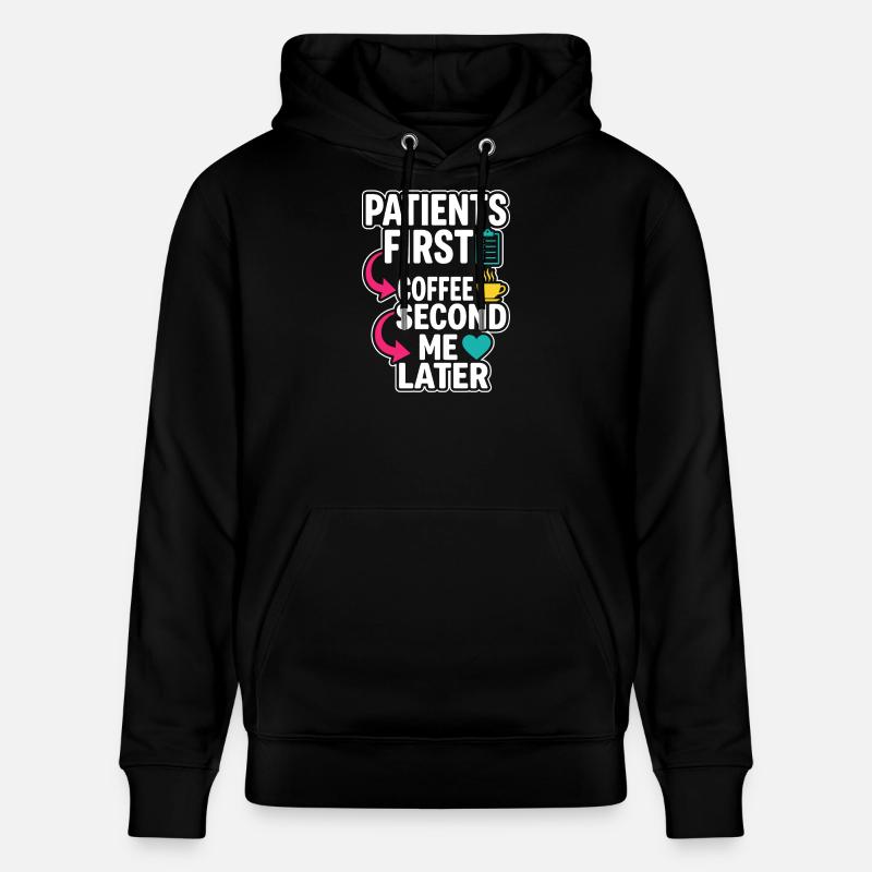 Nachtschicht-krankenschwester, Müde - Stanley/Stella Unisex Bio-Hoodie CRUISER  - Schwarz