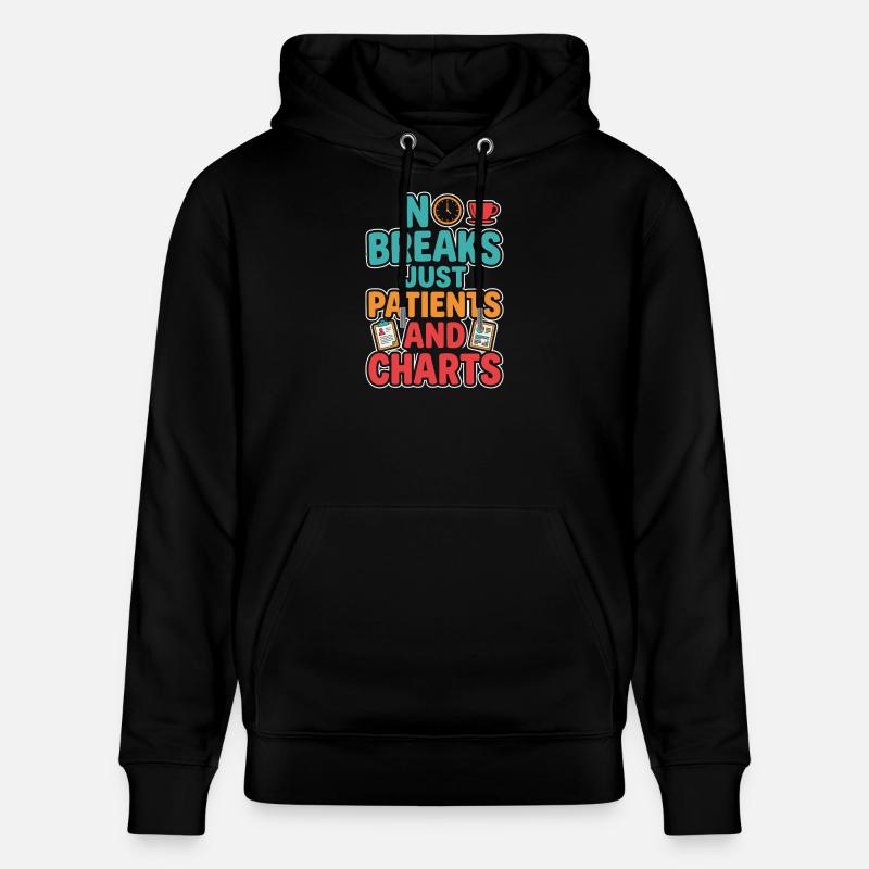 Nachtschicht-krankenschwester, Müde - Stanley/Stella Unisex Bio-Hoodie CRUISER - Schwarz