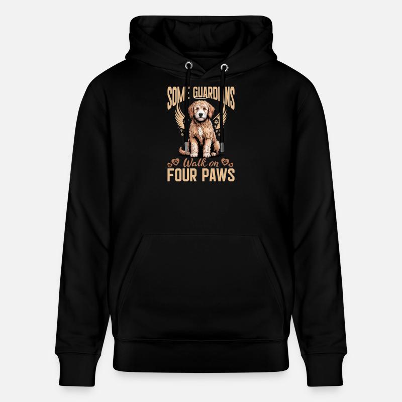 Race de chien Goldendoodle - Sweat à capuche bio CRUISER Stanley/Stella Unisexe - noir