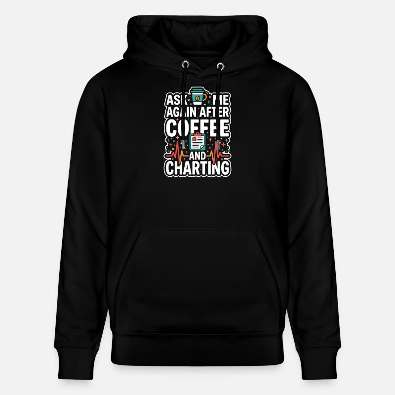 Infirmière de nuit, fatiguée - Sweat à capuche bio CRUISER Stanley/Stella Unisexe - noir