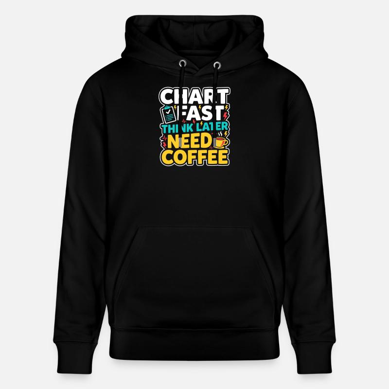 Nachtschicht-krankenschwester, Müde - Stanley/Stella Unisex Bio-Hoodie CRUISER  - Schwarz