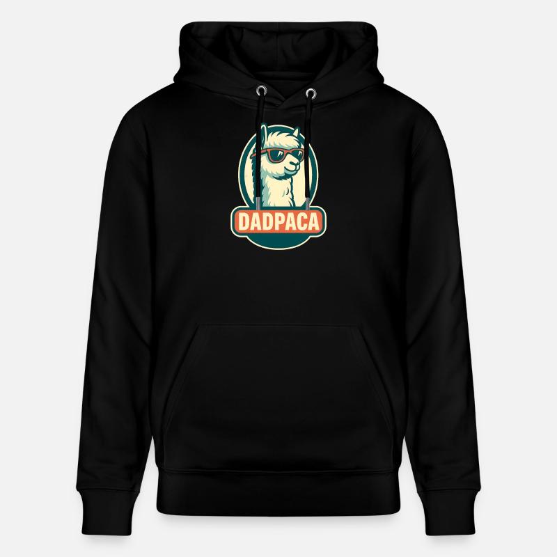 Dadpaca No Probllama - Stanley/Stella Unisex Bio-Hoodie CRUISER  - Schwarz