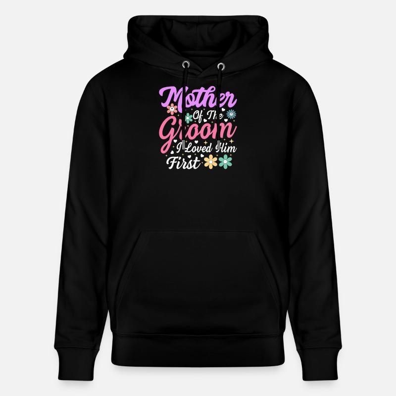 Mutter des Bräutigams: First Love - Stanley/Stella Unisex Bio-Hoodie CRUISER - Schwarz