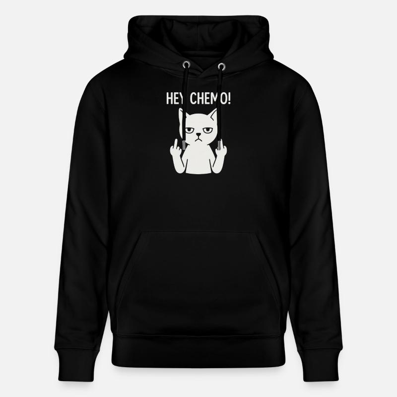 Chat de soutien chimio-chimio-insolent - Sweat à capuche bio CRUISER Stanley/Stella Unisexe - noir