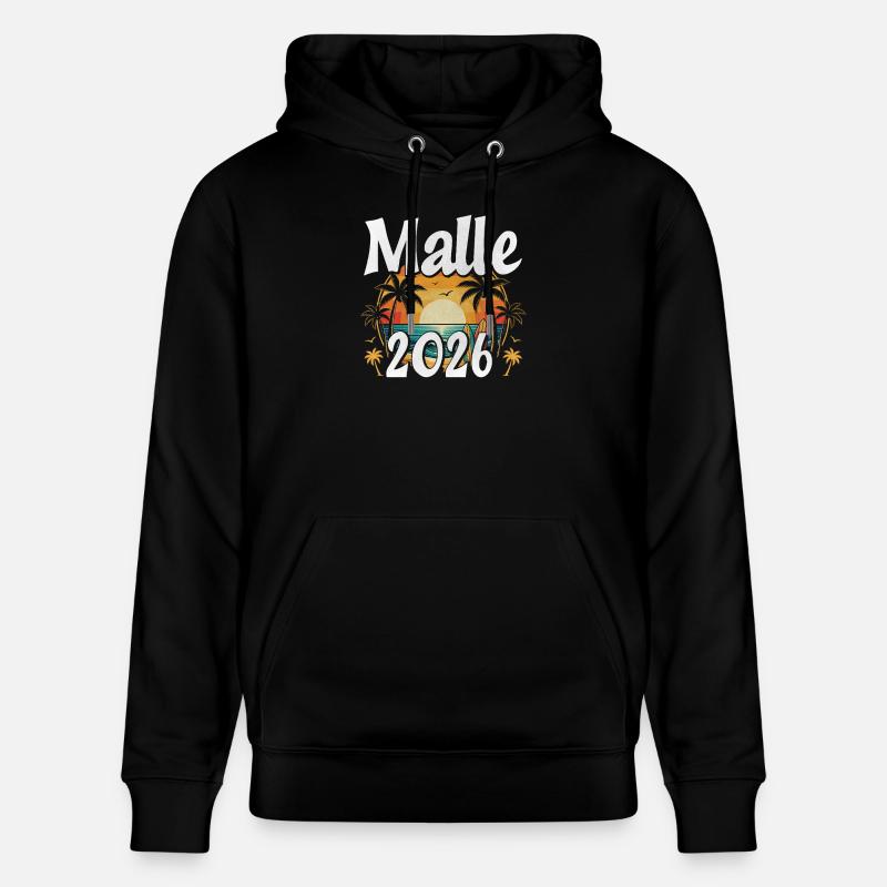 Malle 2026 - Sweat à capuche bio CRUISER Stanley/Stella Unisexe - noir
