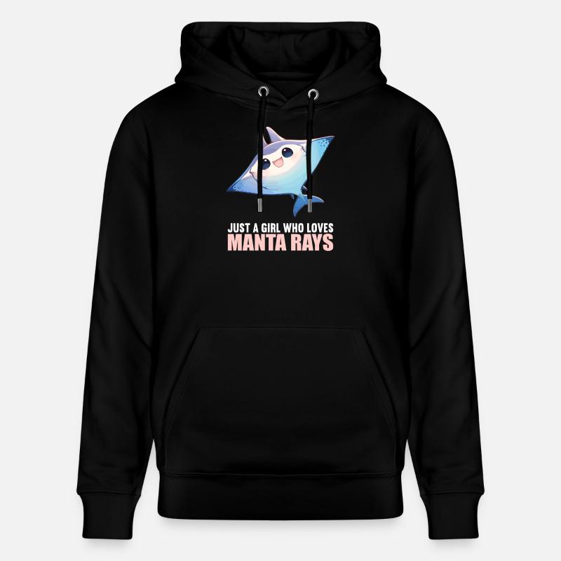 Rays Manta Rays - Stanley/Stella CRUISER Unisex Organic Hoodie - black