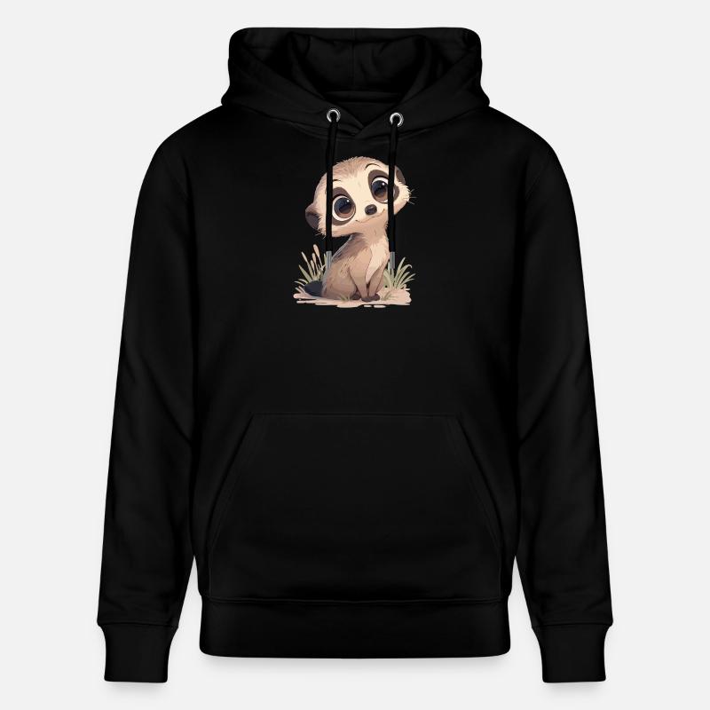 Suricate Erdmännchen - Sweat à capuche bio CRUISER Stanley/Stella Unisexe - noir