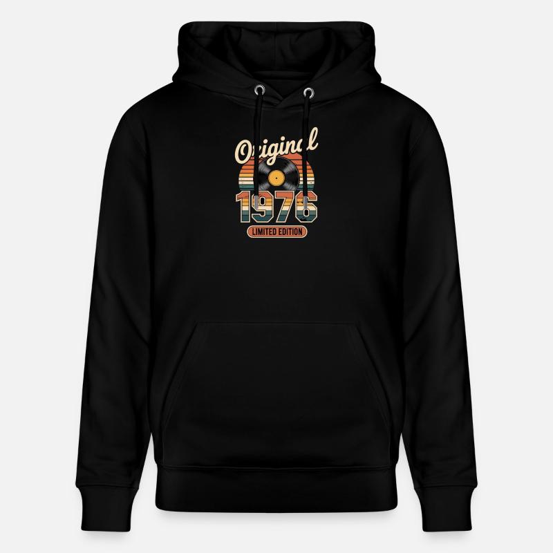 Edition limitée 1976 - Sweat à capuche bio CRUISER Stanley/Stella Unisexe - noir