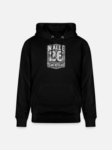 Malle 26 - Stanley/Stella Unisex Bio-Hoodie CRUISER - Schwarz