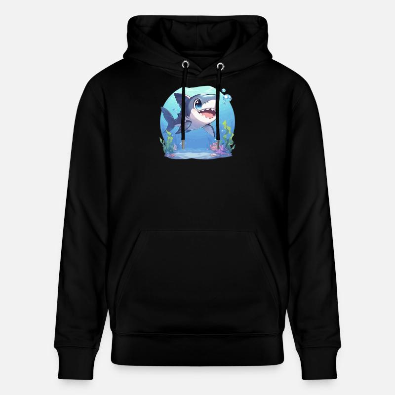 Requins Requin - Sweat à capuche bio CRUISER Stanley/Stella Unisexe - noir