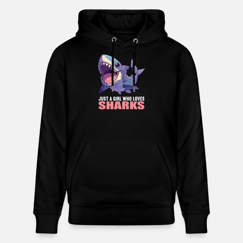 Requins Requin - Sweat à capuche bio CRUISER Stanley/Stella Unisexe - noir