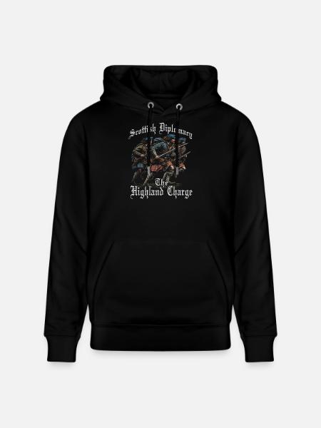 Highlander Clan Krieger | Schottland Geschichte - Stanley/Stella Unisex Bio-Hoodie CRUISER  - Schwarz