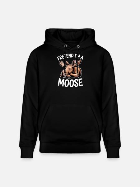 Elch Sprüche Elche Lustiges Elch Geschenk - Stanley/Stella Unisex Bio-Hoodie CRUISER  - Schwarz