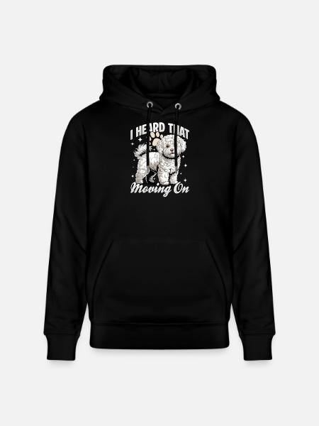 Bichon Frise Dog Breed - Stanley/Stella Unisex Bio-Hoodie CRUISER  - Schwarz