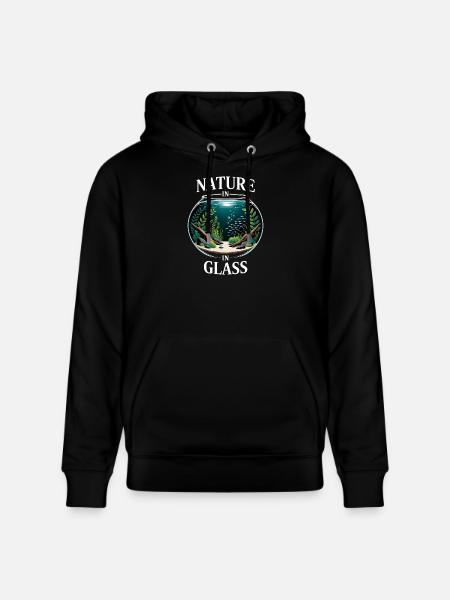Nature In Glass Aquascaping Dream - Stanley/Stella CRUISER Unisex Organic Hoodie - black